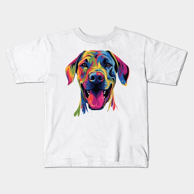 Great Dane Dog Lover Dog Owner Dog Mother Dog Dad Kids T-Shirt by myreed